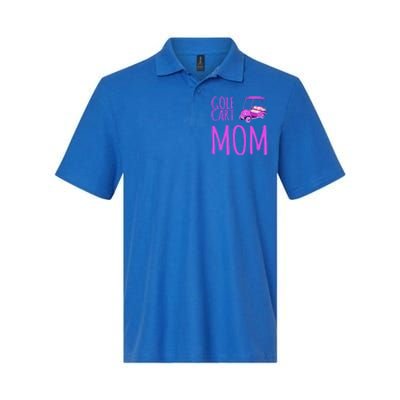 Funny Golf Cart Mom Saying Gift Softstyle Adult Sport Polo