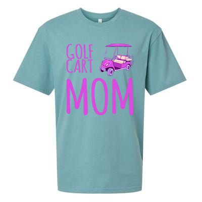 Funny Golf Cart Mom Saying Gift Sueded Cloud Jersey T-Shirt