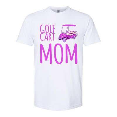 Funny Golf Cart Mom Saying Gift Softstyle CVC T-Shirt