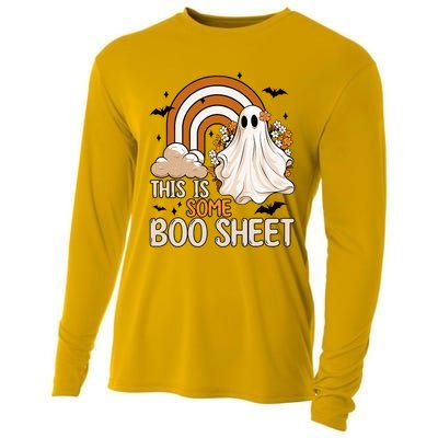 Funny Ghost Costume For Halloween This Is Some Boo Sheet Cooling Performance Long Sleeve Crew