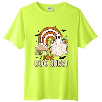 Funny Ghost Costume For Halloween This Is Some Boo Sheet Tall Fusion ChromaSoft Performance T-Shirt