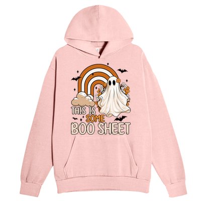 Funny Ghost Costume For Halloween This Is Some Boo Sheet Urban Pullover Hoodie