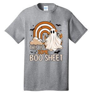 Funny Ghost Costume For Halloween This Is Some Boo Sheet Tall T-Shirt