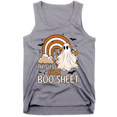 Funny Ghost Costume For Halloween This Is Some Boo Sheet Tank Top