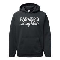 Farm Girl Country Southern Farmers Daughter Farm Farmer Performance Fleece Hoodie