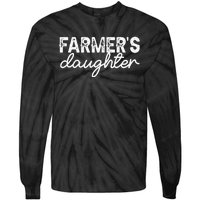 Farm Girl Country Southern Farmers Daughter Farm Farmer Tie-Dye Long Sleeve Shirt