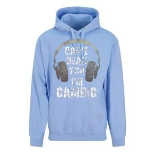 Funny Gamer Can't Hear You I'm Gaming Unisex Surf Hoodie