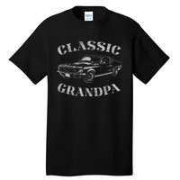 Funny Grandpa Classic Car Graphic Tall T-Shirt