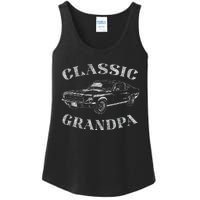 Funny Grandpa Classic Car Graphic Ladies Essential Tank