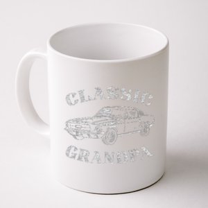 Funny Grandpa Classic Car Graphic Coffee Mug