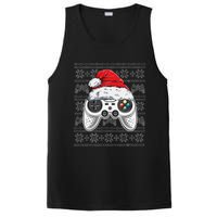 Funny Gamer Controller Gaming Gift Boys Christmas Santa Hat PosiCharge Competitor Tank