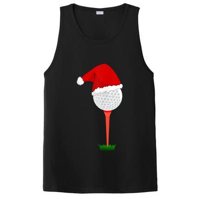 Funny Golfing Christmas Holiday Golf Ball PosiCharge Competitor Tank