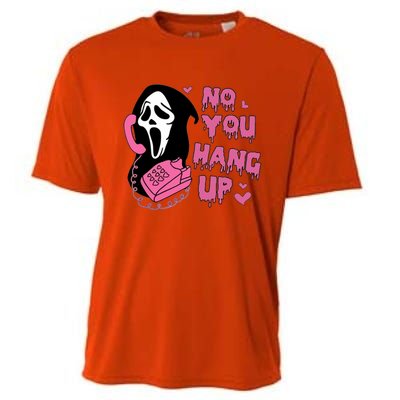 Funny Ghost Calling Halloween Costume No You Hang Up Gift Cooling Performance Crew T-Shirt