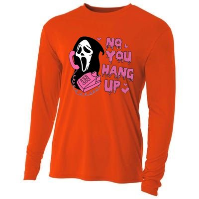 Funny Ghost Calling Halloween Costume No You Hang Up Gift Cooling Performance Long Sleeve Crew