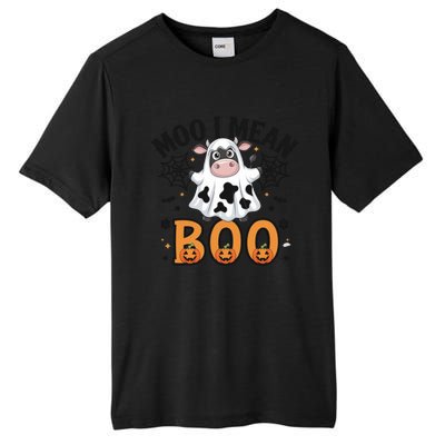 Funny Ghost Cow Moo I Mean Boo Cute Cow Halloween Gift Tall Fusion ChromaSoft Performance T-Shirt