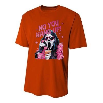 Funny Ghost Calling Halloween No You Hang Up Gift Performance Sprint T-Shirt