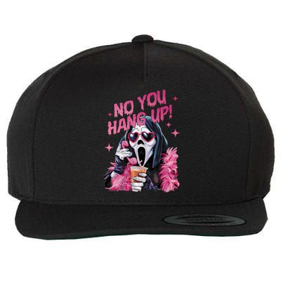 Funny Ghost Calling Halloween No You Hang Up Gift Wool Snapback Cap