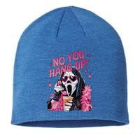 Funny Ghost Calling Halloween No You Hang Up Gift Sustainable Beanie