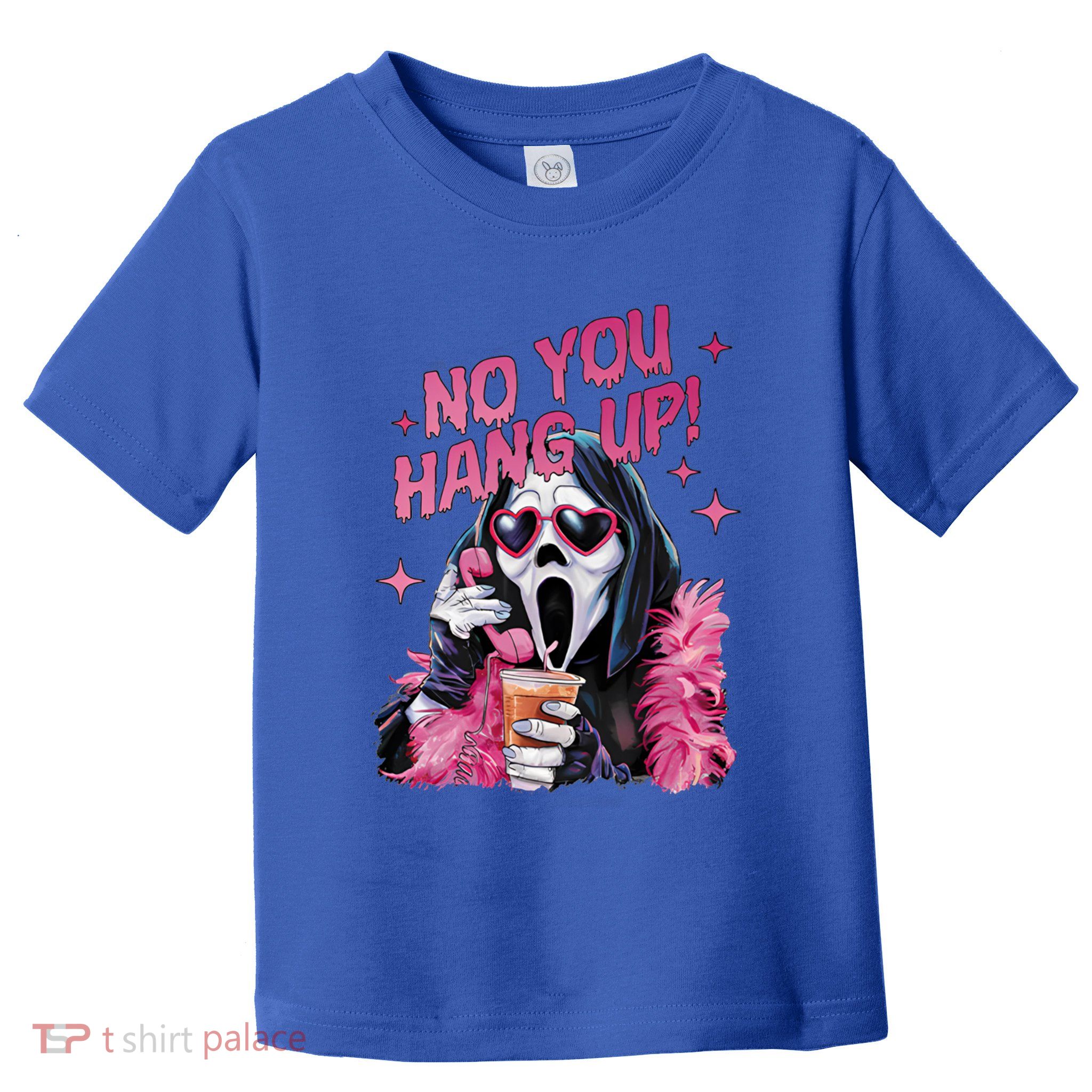 Funny Ghost Calling Halloween No You Hang Up Gift Toddler T-Shirt