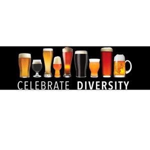 Funny Gift Celebrate Diversity Craft Beer Ing Gift Bumper Sticker