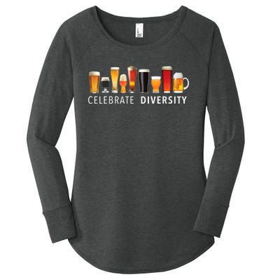 Funny Gift Celebrate Diversity Craft Beer Ing Gift Women's Perfect Tri Tunic Long Sleeve Shirt