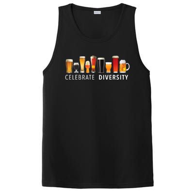 Funny Gift Celebrate Diversity Craft Beer Ing Gift PosiCharge Competitor Tank