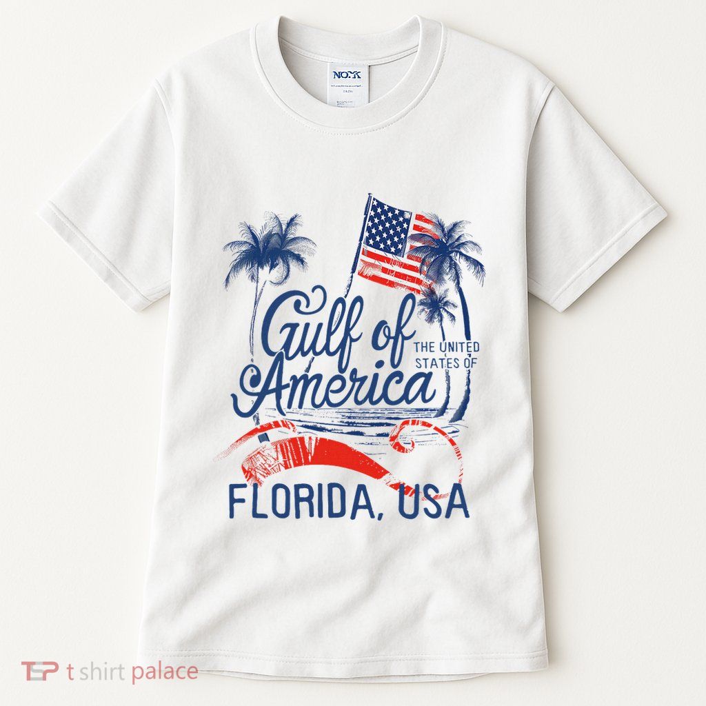 Florida Gulf Coast Of America Funny Donald Trump Usa Patriot Tall T-Shirt