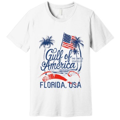 Florida Gulf Coast Of America Funny Donald Trump Usa Patriot Premium T-Shirt