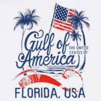 Florida Gulf Coast Of America Funny Donald Trump Usa Patriot Womens Tank Top