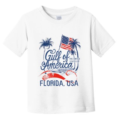 Florida Gulf Coast Of America Funny Donald Trump Usa Patriot Toddler T-Shirt