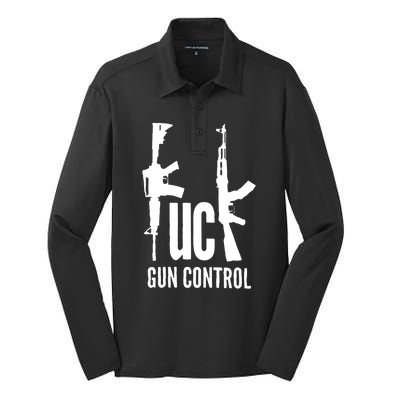 FK Gun Control Silk Touch Performance Long Sleeve Polo