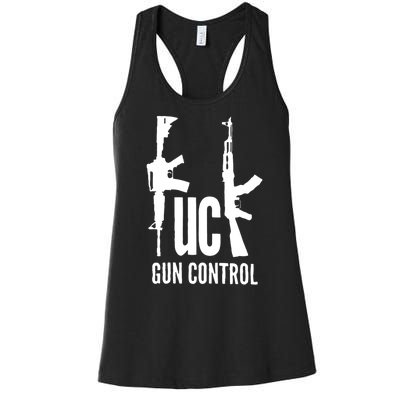 FK Gun Control Women's Racerback Tank