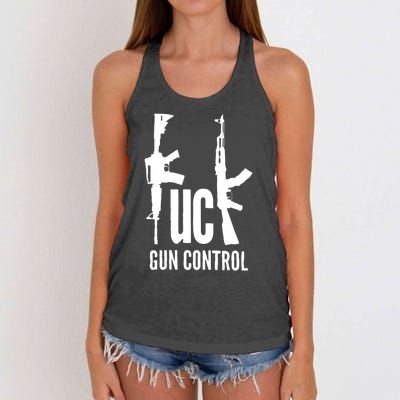 FK Gun Control Women's Knotted Racerback Tank