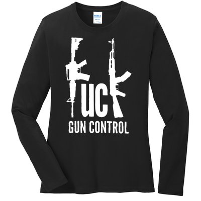 FK Gun Control Ladies Long Sleeve Shirt