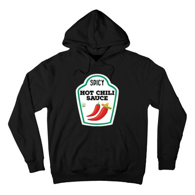 Funny Group Condiments Diy Halloween Costume Hot Chili Sauce Hoodie