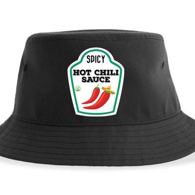 Funny Group Condiments Diy Halloween Costume Hot Chili Sauce Sustainable Bucket Hat