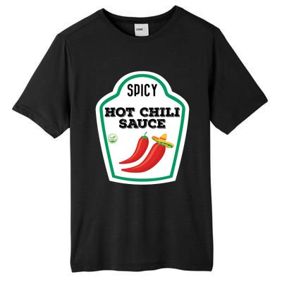 Funny Group Condiments Diy Halloween Costume Hot Chili Sauce Tall Fusion ChromaSoft Performance T-Shirt