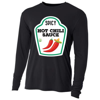 Funny Group Condiments Diy Halloween Costume Hot Chili Sauce Cooling Performance Long Sleeve Crew