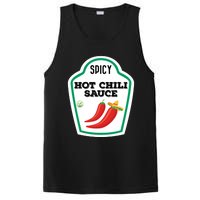 Funny Group Condiments Diy Halloween Costume Hot Chili Sauce PosiCharge Competitor Tank