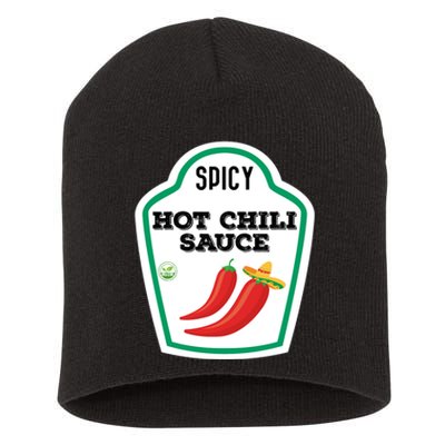 Funny Group Condiments Diy Halloween Costume Hot Chili Sauce Short Acrylic Beanie