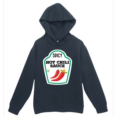 Funny Group Condiments Diy Halloween Costume Hot Chili Sauce Urban Pullover Hoodie