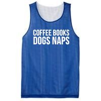 Funny Gift Cool Gift Coffee Books Dogs Naps Gift Mesh Reversible Basketball Jersey Tank