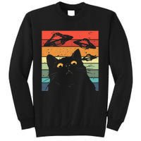 Funny Galaxy Cat Space Kitty Planets Galaxy Tall Sweatshirt