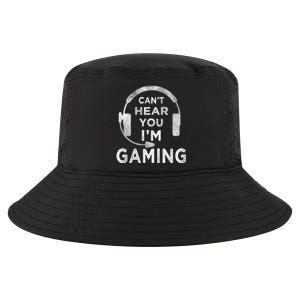 Funny Gamer Can't Hear You I'm Gaming Teens Boy Girl Cool Comfort Performance Bucket Hat