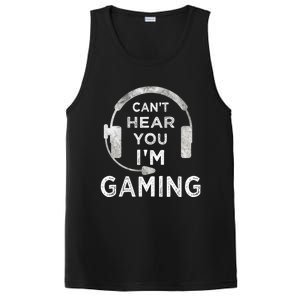 Funny Gamer Can't Hear You I'm Gaming Teens Boy Girl PosiCharge Competitor Tank