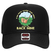 Funny Golf Coach Definition Golf Coach High Crown Mesh Back Trucker Hat