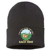 Funny Golf Coach Definition Golf Coach Sustainable Knit Beanie