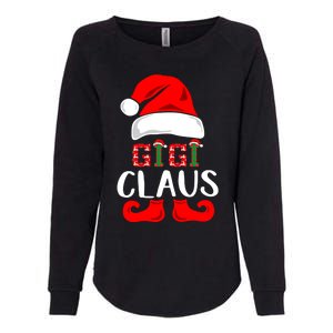 Funny Gigi Claus Gift Christmas Famiy Matching Pajamas Gift Womens California Wash Sweatshirt