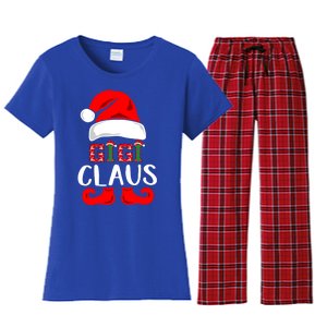 Funny Gigi Claus Gift Christmas Famiy Matching Pajamas Gift Women's Flannel Pajama Set