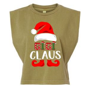 Funny Gigi Claus Gift Christmas Famiy Matching Pajamas Gift Garment-Dyed Women's Muscle Tee